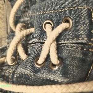 Vanilla Star Size 5 lace up Flare Jeans